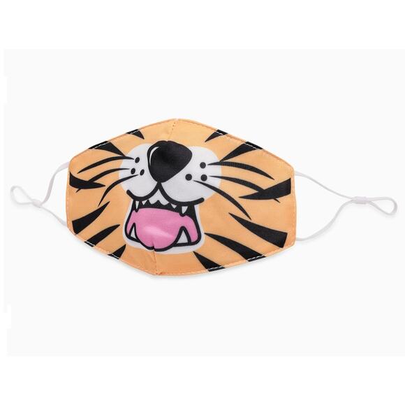 OMG Accessories Kids Crouching Tiger Knitted Face Mask Non-Surgical 5 Pieces NEW - Picture 3 of 3